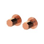 Remer Ottagono Bateria wannowo-natryskowa podtynkowa 2-drożna - element zewnętrzny Brushed Copper ON92ZPWBRP