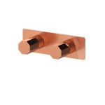 Remer Ottagono Bateria wannowo-natryskowa podtynkowa 2-drożna - element zewnętrzny Brushed Copper ON92ZWBRP
