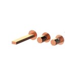 Remer Ottagono Bateria wannowo-natryskowa podtynkowa 2-drożna - element zewnętrzny Brushed Copper ON54D2PWBRP