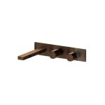 Remer Ottagono Bateria wannowo-natryskowa podtynkowa 2-drożna - element zewnętrzny Oil Bronze ON54D2WBBR
