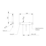 Remer X Style Inox Bateria natryskowa termostatyczna z zestawem natryskowym ścienna Inox SSXT39