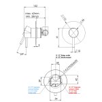 Remer X Style Inox Bateria wannowo-natryskowa podtynkowa Inox SSX30L