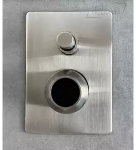      Ritmonio Haptic/Taormina Bateria wannowo-prysznicowa podtynkowa element zewnętrzny brushed PR43GN101IX WYPRZEDAŻ MAGAZYNOWA!!