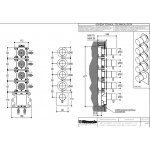 Ritmonio Bateria wannowo-prysznicowa termostatyczna podtynkowa chrom E0BA0187SPCRL