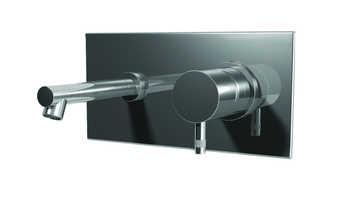 Ritmonio Diametro35 Bateria umywalkowa podtynkowa chrom E0BA0116