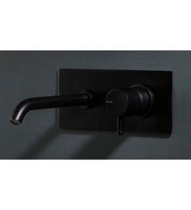    Ritmonio Diametro35 Bateria umywalkowa podtynkowa czarna E0BA0117CC04
