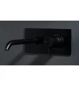    Ritmonio Diametro35 Bateria umywalkowa podtynkowa czarna E0BA0117CC04