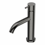      Ritmonio Diametro35 Bateria umywalkowa 1-otworowa czarny chrom E0BA0123CLCRB WYPRZEDAŻ MAGAZYNOWA!!