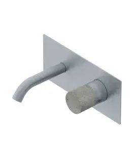 Ritmonio Diametro35 Concrete Bateria umywalkowa podtynkowa stal nierdzewna E0BA0116C