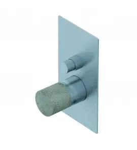 Ritmonio Diametro35 Concrete Bateria wannowo-prysznicowa podtynkowa stal nierdzewna E0BA0154INOX