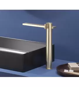    Ritmonio DOT316 Bateria umywalkowa jednootworowa champagne stainless steel PR50AF201ICX