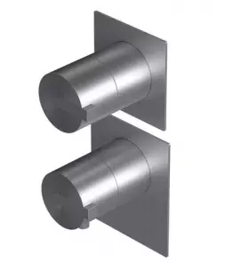 Ritmonio DOT316 Bateria wannowo-prysznicowa termostatyczna podtynkowa stal nierdzewna PR50HG202INOX