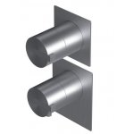 Ritmonio DOT316 Bateria wannowo-prysznicowa termostatyczna podtynkowa stal nierdzewna PR50HG202INOX