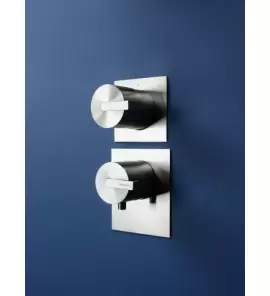 Ritmonio DOT316 Bateria wannowo-prysznicowa termostatyczna podtynkowa stal nierdzewna PR50HC201INOX