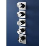 Ritmonio DOT316 Bateria wannowo-prysznicowa termostatyczna podtynkowa stal nierdzewna PR50HJ201INOX