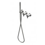 Ritmonio DOT316 Round Bateria wannowo-prysznicowa podtynkowa stal nierdzewna PR50GG202INOX