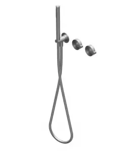 Ritmonio DOT316 Round Bateria wannowo-prysznicowa podtynkowa stal nierdzewna PR50GG201INOX