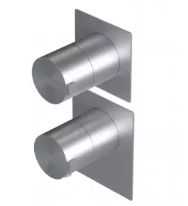 Ritmonio DOT316 Round Bateria wannowo-prysznicowa termostatyczna podtynkowa stal nierdzewna PR50HC201INOX