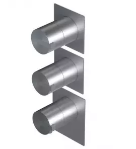 Ritmonio DOT316 Round Bateria wannowo-prysznicowa termostatyczna podtynkowa stal nierdzewna PR50HE201INOX