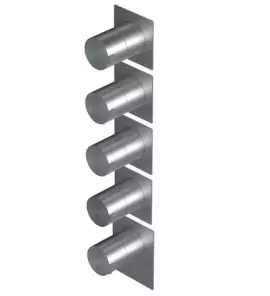 Ritmonio DOT316 Round Bateria wannowo-prysznicowa termostatyczna podtynkowa stal nierdzewna PR50HJ201INOX