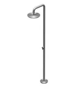Ritmonio DOT316 Round Zestaw prysznicowy wolnostojący stal nierdzewna PR50DK2Q2INOX