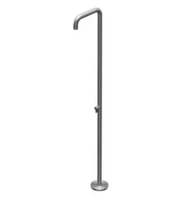 Ritmonio DOT316 Round Zestaw prysznicowy wolnostojący stal nierdzewna PR50DK2Q3INOX