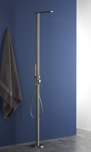 Ritmonio DOT316 Zestaw prysznicowy wolnostojąca stal nierdzewna PR50DK201INOX