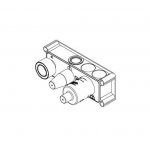    Ritmonio Element podtynkowy montażowy baterii wannowej PM0020D W MAGAZYNIE!!