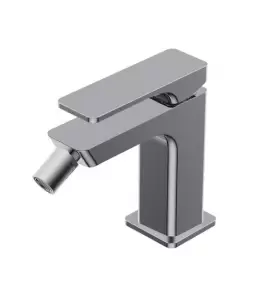 Ritmonio Glitter Bateria bidetowa jednootworowa z korkiem automatycznym chrom PR32BA101CRL