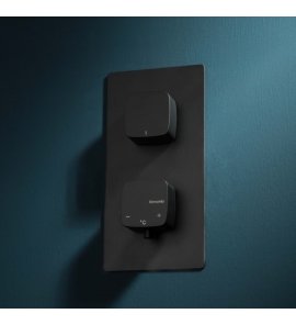    Ritmonio Haptic Bateria natryskowa podtynkowa termostatyczna czarna PR43HB201C04