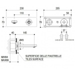 Ritmonio Haptic Bateria umywalkowa podtynkowa chrom PR43AY101CRL