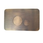 Ritmonio Przycisk przedni do spłuczki brushed dark bronze 78T003F34