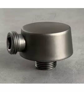  Ritmonio Przyłącze kątowe frosted black chrome E0BA0173F31