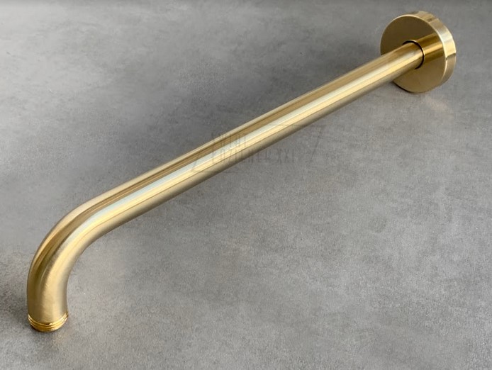 Ritmonio Ramię ścienne do deszczownicy 350 mm brushed champagne Q0BA6068CHX