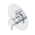      Ritmonio Reverso Bateria wannowa/prysznicowa podtynkowa element zewnętrzny chrom Q0BA6150ESTCRL WYPRZEDAŻ MAGAZYNOWA!!