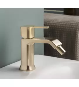    Ritmonio Taormina Bateria bidetowa jednootworowa bez korka brushed champagne PR35BU201CHX