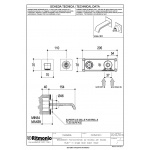 Ritmonio Taormina Bateria umywalkowa podtynkowa chrom PR35AZ201CRL