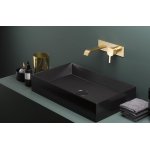    Ritmonio Taormina Bateria umywalkowa ścienna podtynkowa brushed champagne PR35AZ102CHX