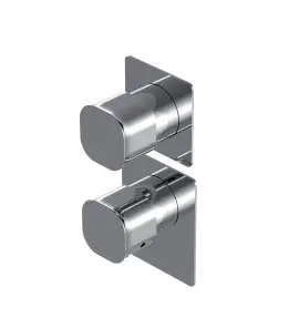 Ritmonio Taormina Bateria wannowo-natryskowa termostatyczna podtynkowa chrom PR35HG202CRL