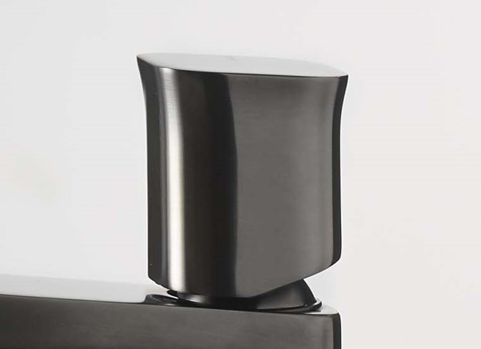 Ritmonio Taormina Uchwyt do baterii bez dźwigni brushed black chrome PR35MA001BLX