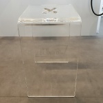   Galatea Design Relax Taboret łazienkowy przeźroczysty GDNPDSTX PROMOCJA WIOSENNA