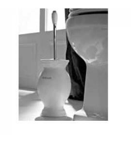 Sbordoni Calla Szczotka do WC wolnostojąca 46,7x14,8 cm chrom KA110CR