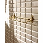 Sbordoni Classica Wieszak na ręczniki podwójny 55 cm Natural Brass CL104ON
