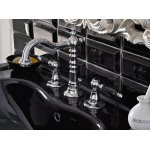 Sbordoni Livia Bateria umywalkowa 3-otworowa z korkiem chrom LI142clNCR