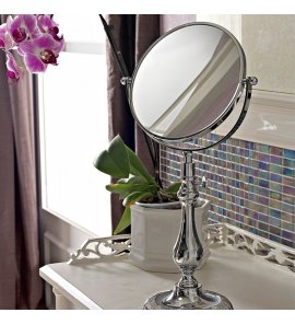 Sbordoni Lustro wolnostojące ∅18 cm chrom SB123CR