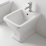 Scarabeo Butterfly Bidet stojący 52,5x36,5 cm Biały 4009