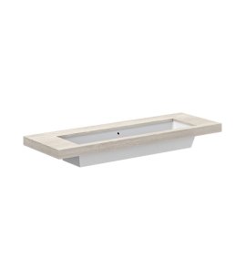 Scarabeo Teorema 2.0 Umywalka podblatowa 120x36 biały 5154