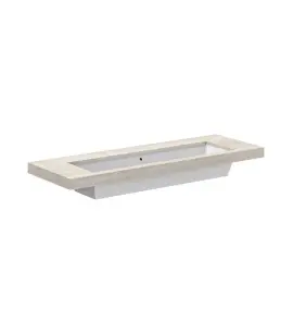 Scarabeo Teorema 2.0 Umywalka podblatowa 120x36 biały 5154