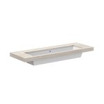 Scarabeo Teorema 2.0 Umywalka podblatowa 120x36 biały 5154
