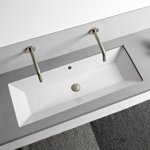 Scarabeo Teorema 2.0 Umywalka podblatowa 100x36 biały 5137